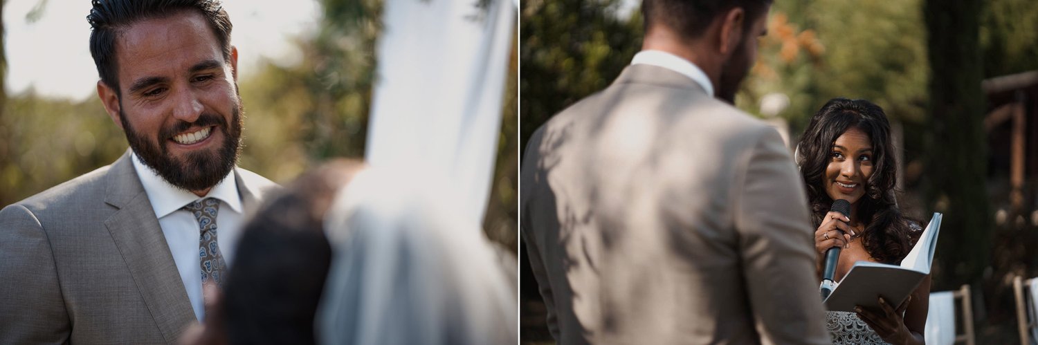 beste bruiloft fotograaf amsterdam bruidspaar bij de ceremonie