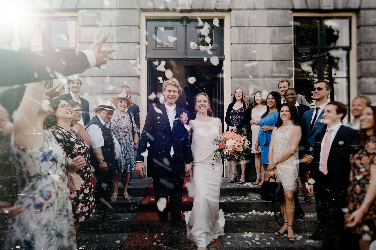 Wedding just married best wedding photographer in amsterdam