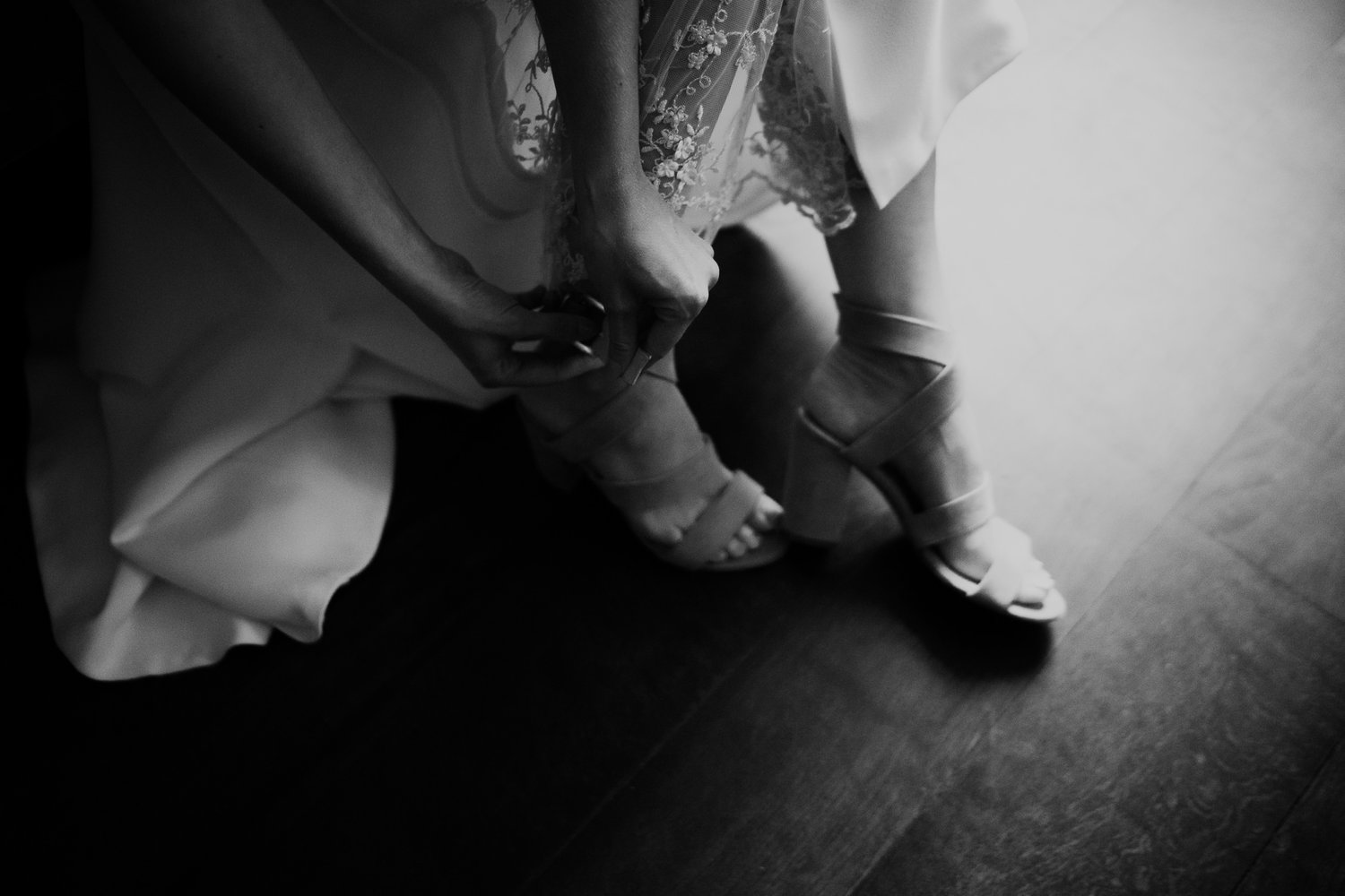 Lovely detailed shoes wedding photography Mark Hadden