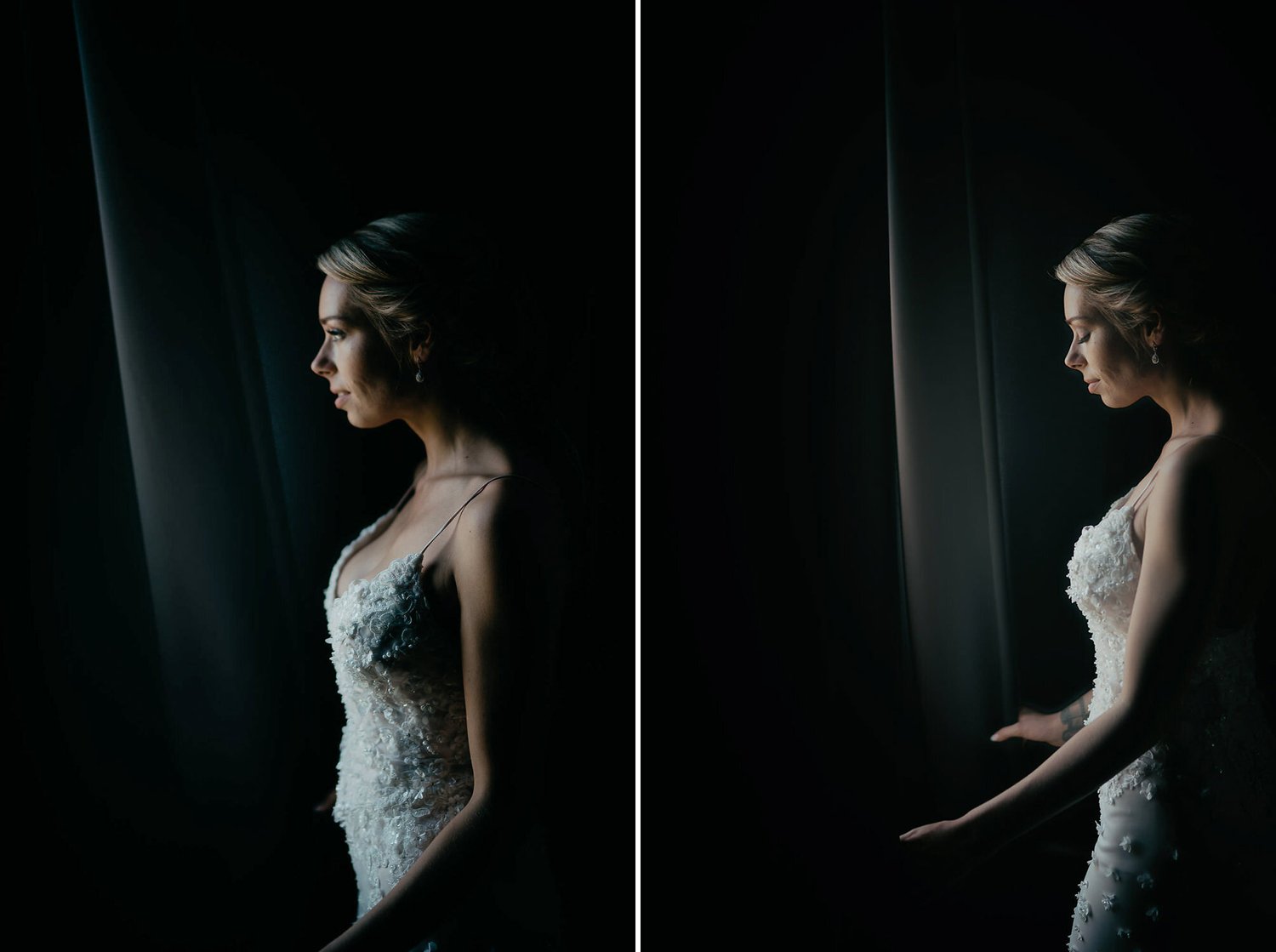 amsterdam-wedding-photographer-bridal-portrait-in-window-with-wedding-dress