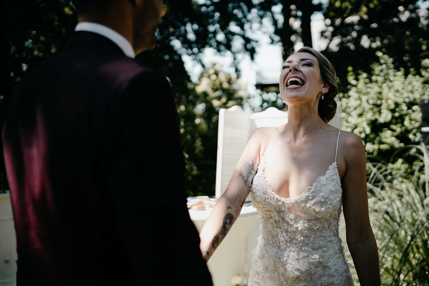 amsterdam wedding photography foto of the bride she said yes