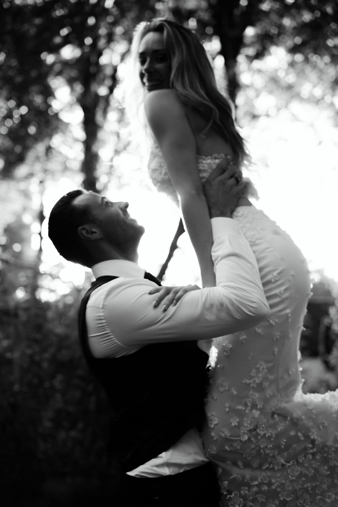bridal couple portrait in the sun at rotterdam wedding by mark hadden amsterdam wedding photographer