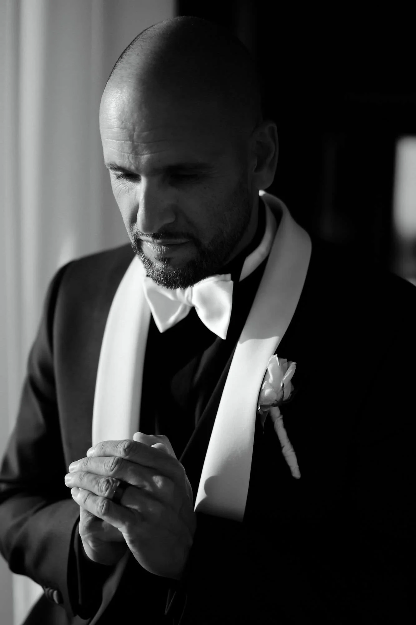 Kareline_Amir_281 - Groom looking thoughtful while waiting for bride in amsterdam loft.jpg